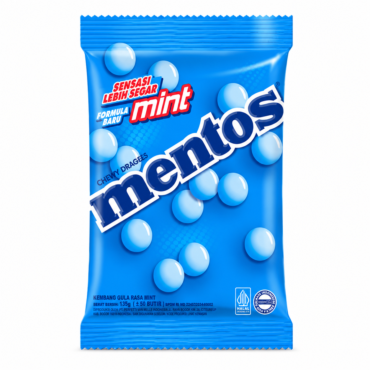 Mentos Mint Blue Asia (40x135g)