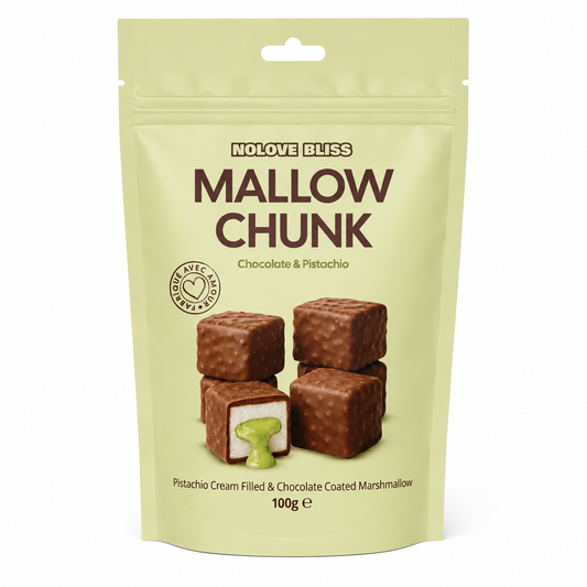 NOLOVE Bliss Mallow Chunk Chocolate & Pistachio (24x100g)