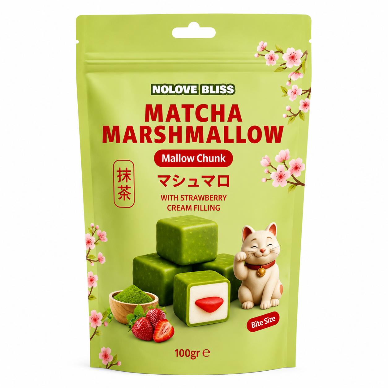 NOLOVE Bliss Matcha Cubes (24x100g)