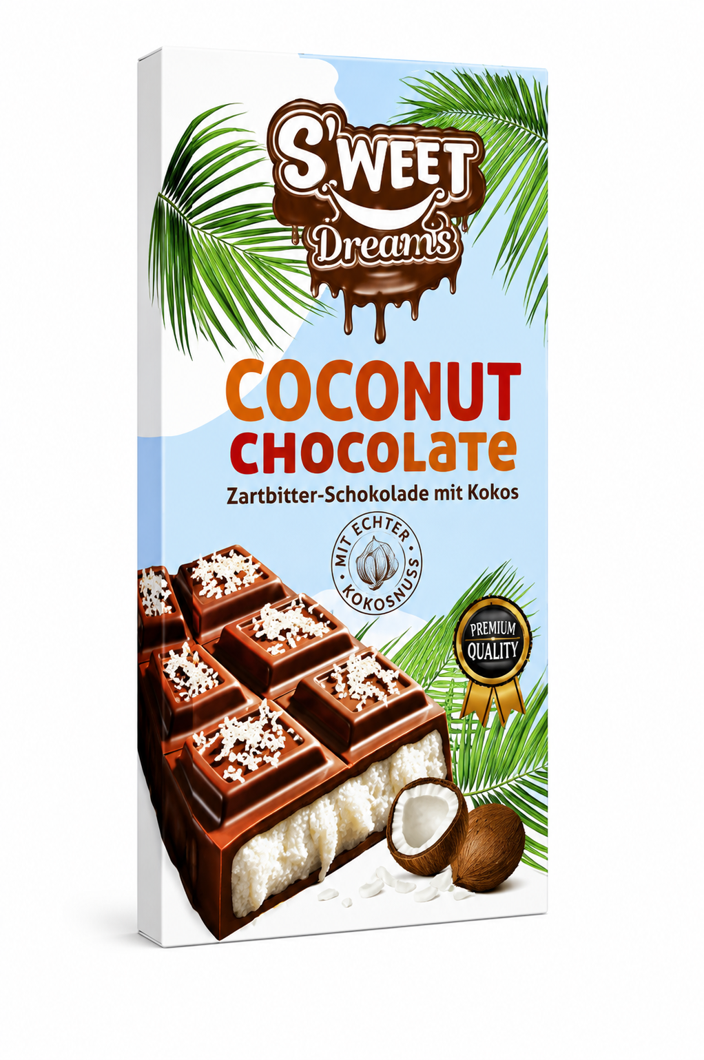 NOLOVE Bliss Coconut Chocolate (6x12x95g)