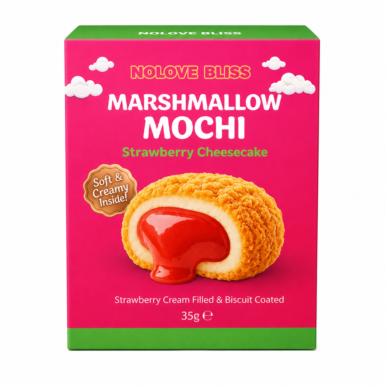 NOLOVE Bliss Mallow Bomb Strawberry Cheesecake (4x24x45g)