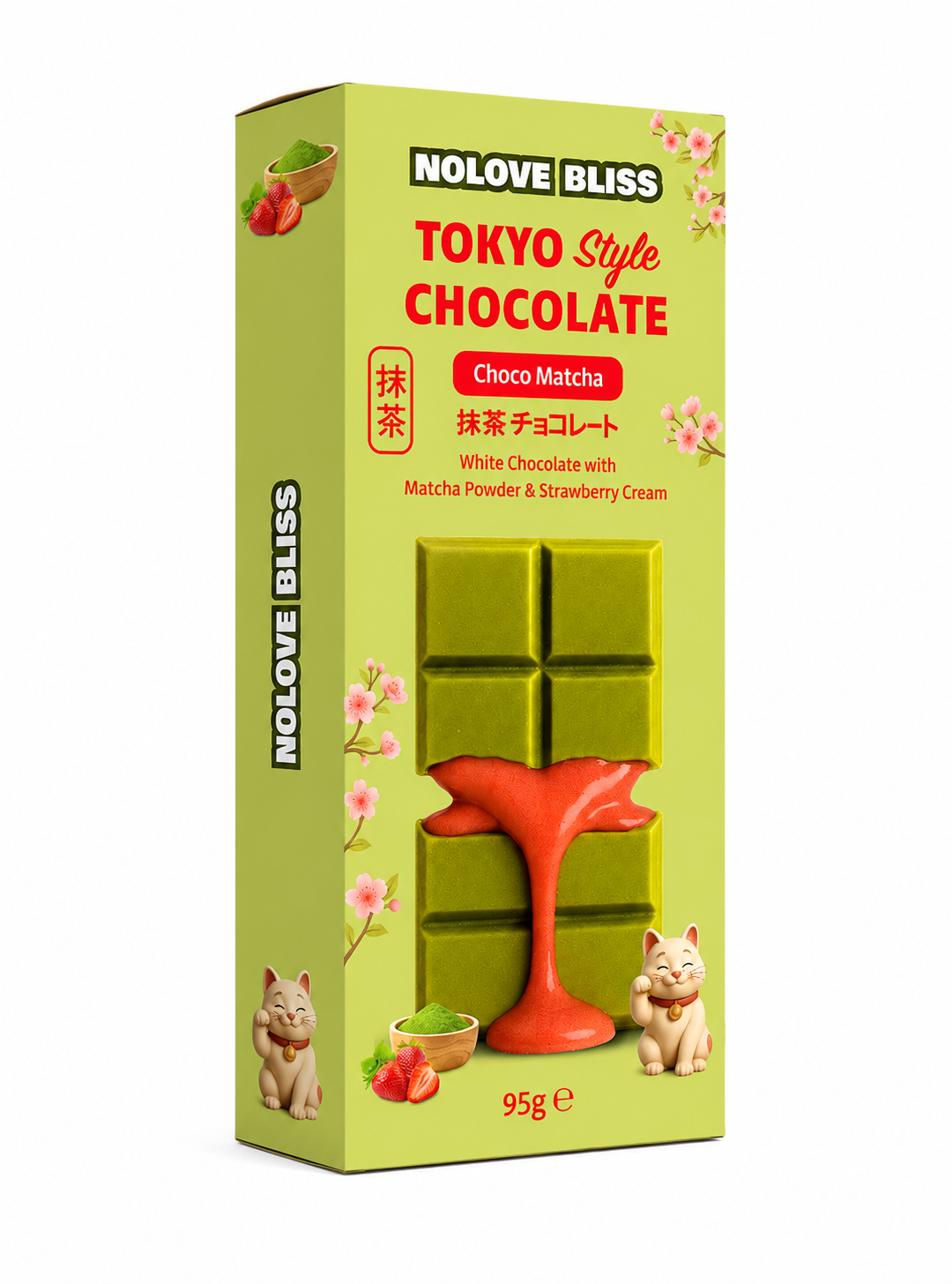 NOLOVE Bliss Matcha Chocolate (6x12x95g)