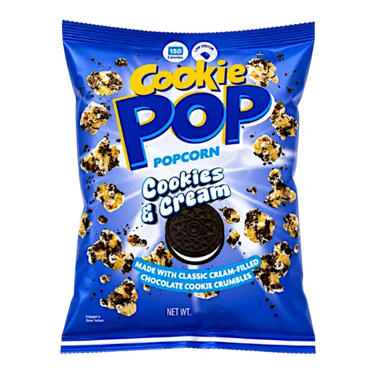 Candy Pop Cookies & Cream Popcorn (6x8x28g)