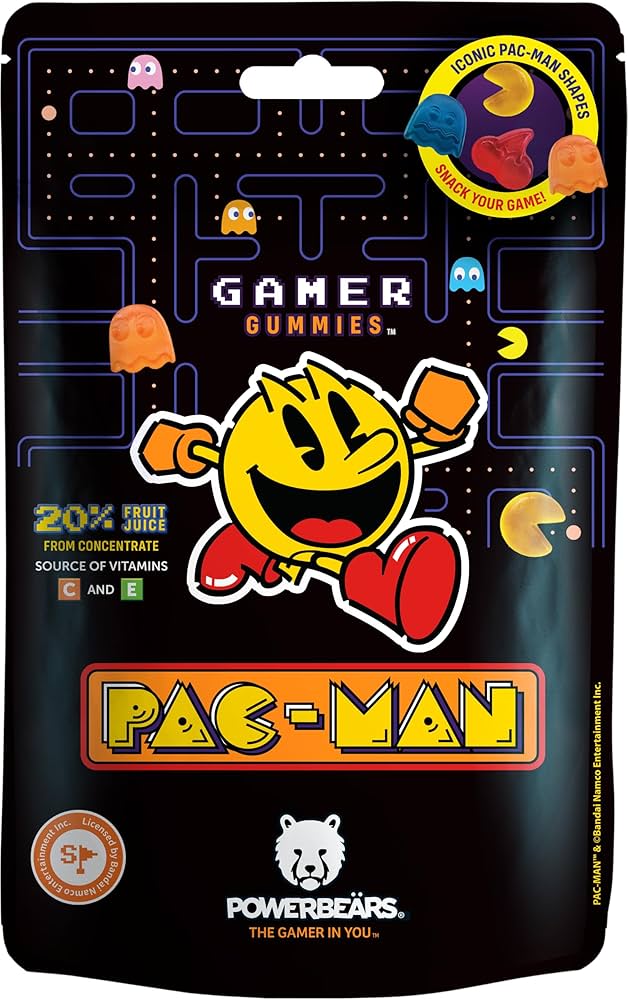 Powerbears Pac-Man Gamer Gummies (12x50g)