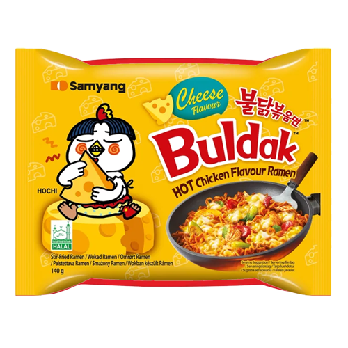 Buldak Samyang Hot Chicken Ramen Cheese (5x140g)