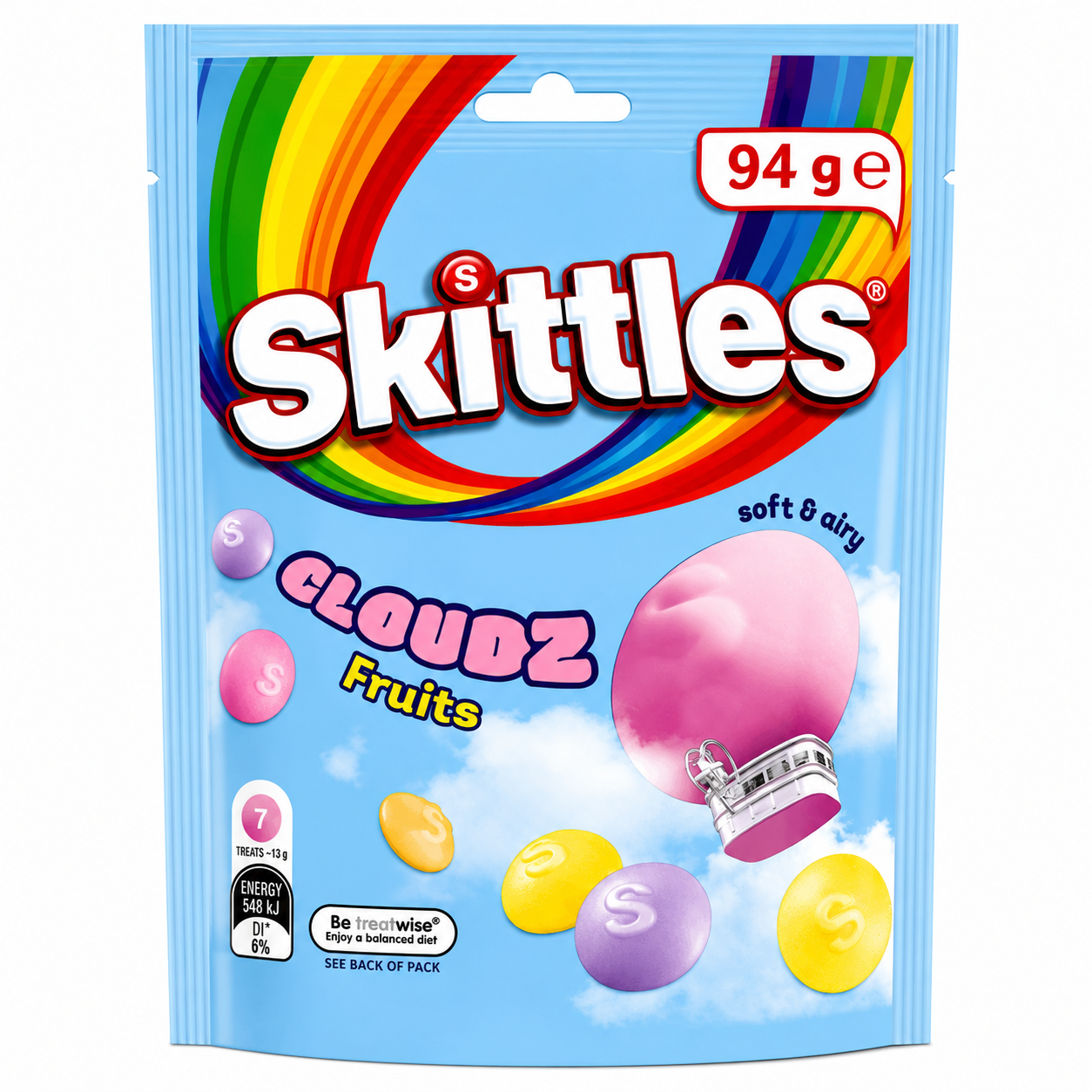 Skittles Squishy Cloudz Fruits (18x94g)