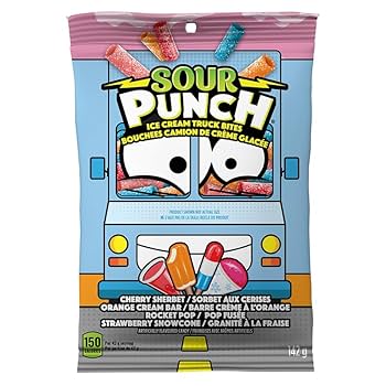 Sour Punch Ice Cream Truck Bites (12x105g)