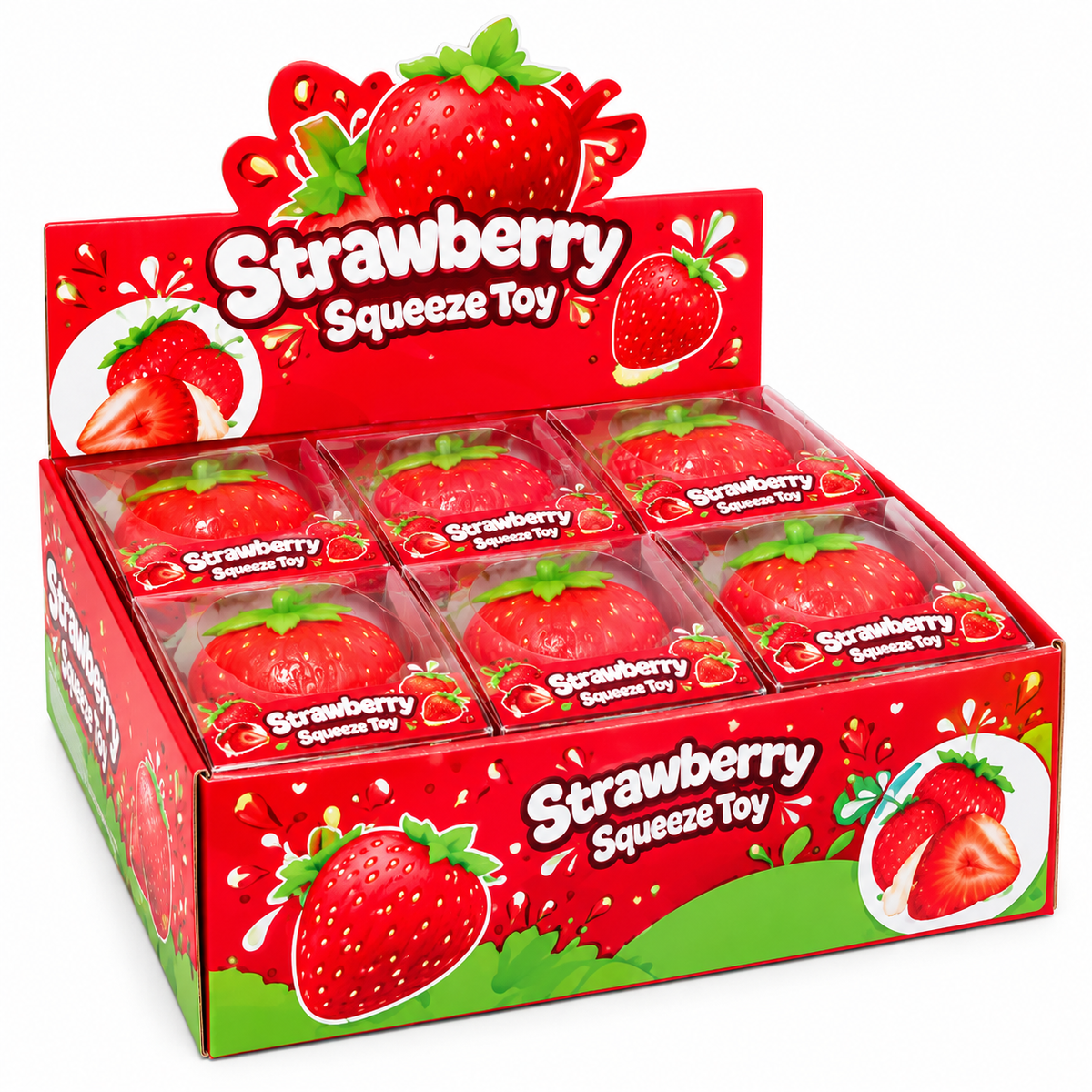 Squishy Erdbeere - Größe L