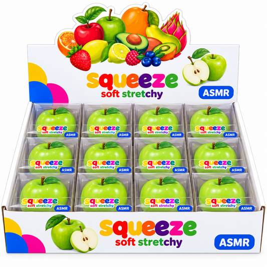 Squishys Crunchy grüne Apfel (1x12er Pack)