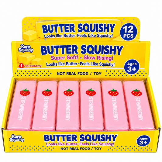 Squishys Salted Butter 4oz Erdbeer Edition (1x24er Pack)