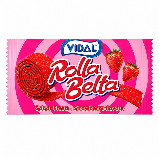 Vidal Strawberry Rolla Belta (6x24x20g)