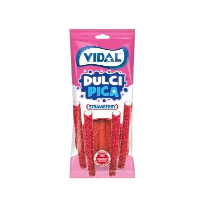 Vidal HALAL Sour Strawberry Pencils (14x90g)