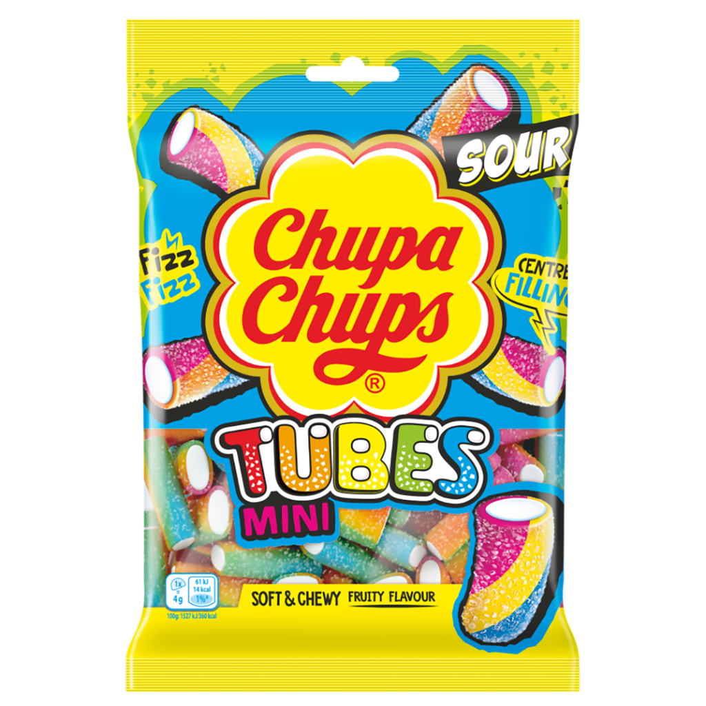 Chupa Chups Sour Mini Tubes (60x30g)