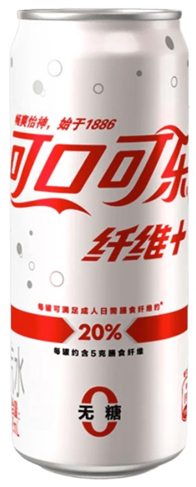 Coca-Cola Fiber Plus Sugar Free China (24x330ml)