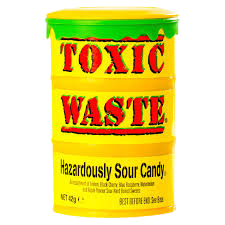 Toxic Waste Yellow Drum (12x12x42g)