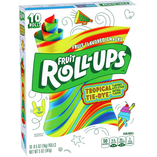 Fruit Roll-Ups Torpical Tie Dye (10x141g)