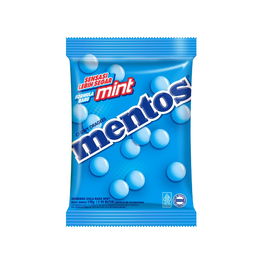 Mentos Mint Blue Asia (40x135g)