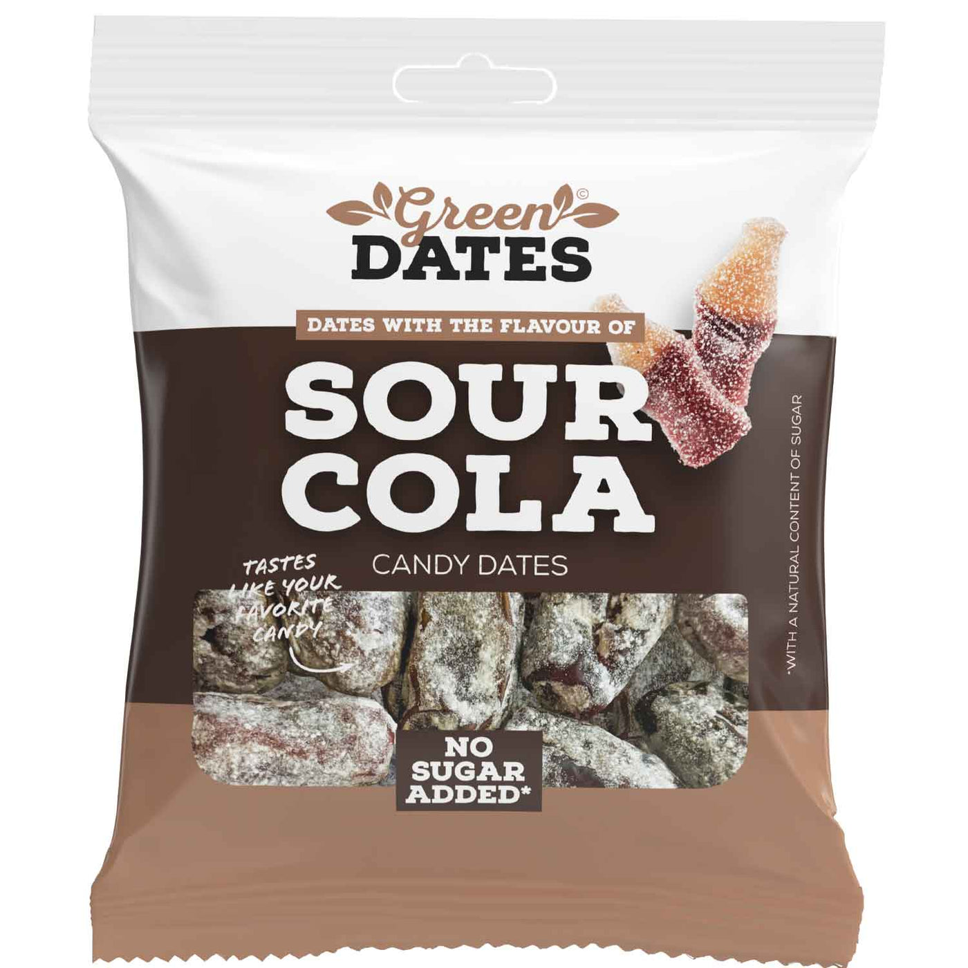 Green Dates Dates Sour Cola (16x90g)
