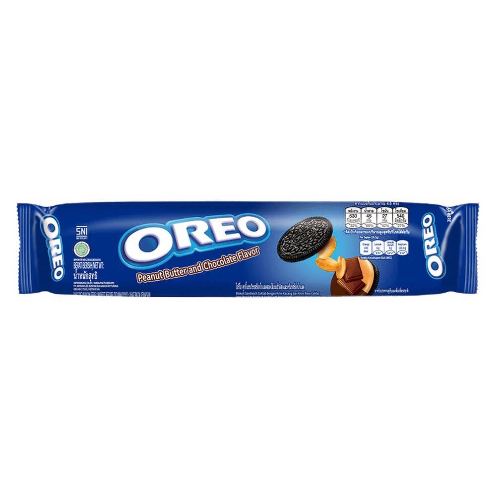 Oreo Biscuit Sandwich Peanut Butter & Chocolate (24x110.4g)