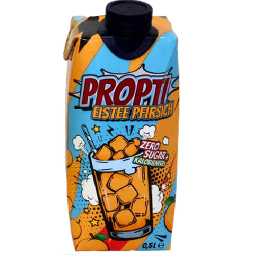 Propti Iced Tea Peach Sugar-Free (12x500ml)