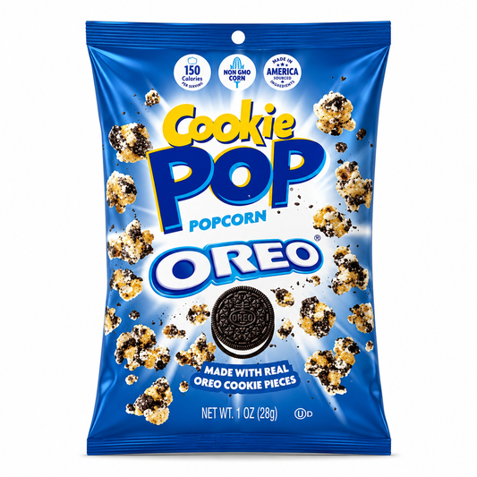 Candy Pop Oreo Popcorn (8x8x28g)