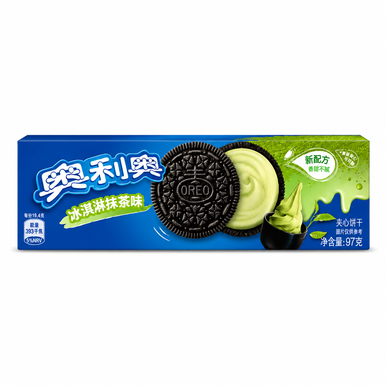 Oreo Ice Cream Filled with Matcha (24x97g)