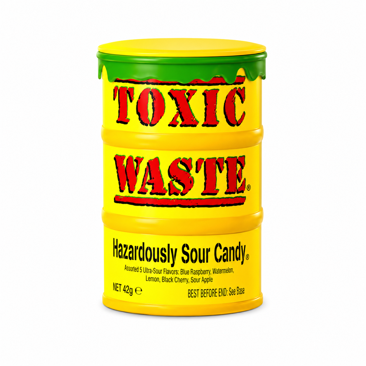 Toxic Waste Yellow Drum (12x12x42g)
