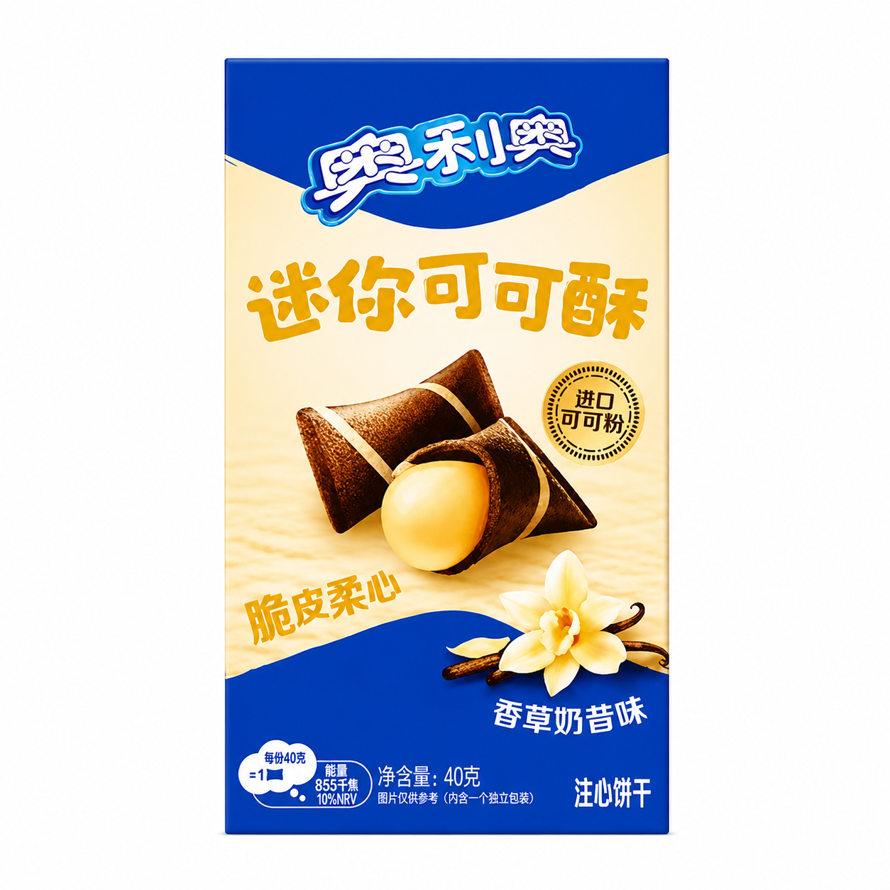 Oreo Mini Cocoa Crisp Vanilla Mousse (24x40g)