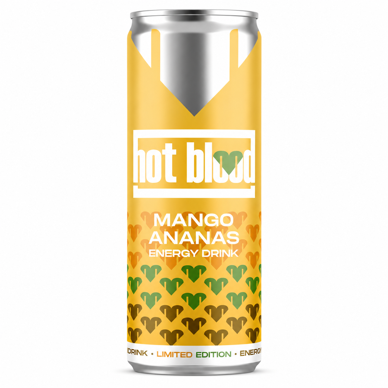 Hot Blood Mango Pineapple Energy Drink (24x250ml)