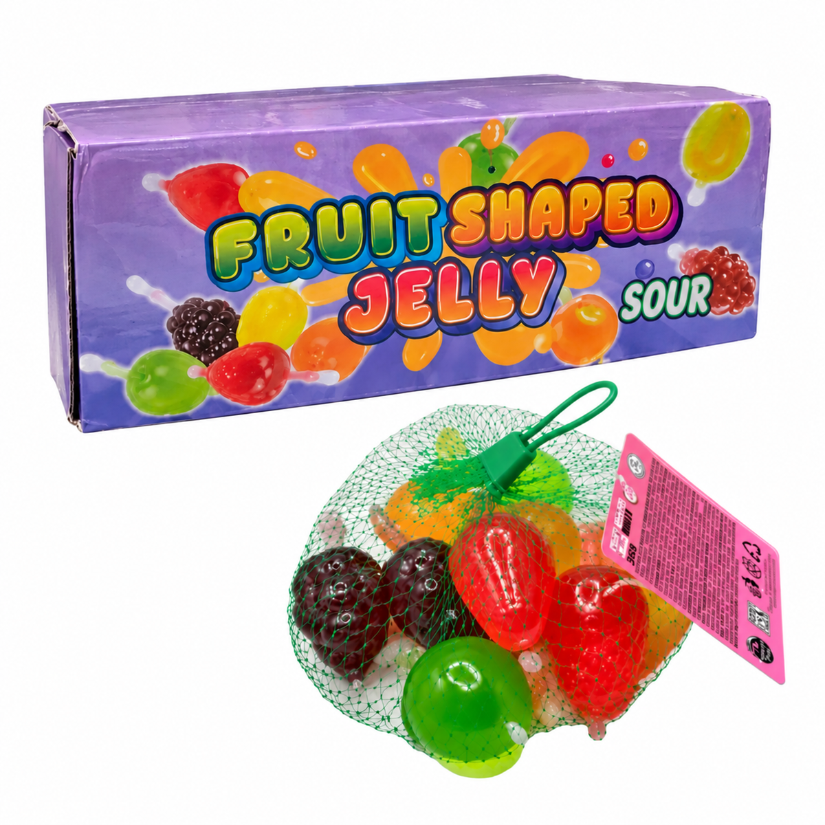 Fruit Shaped Jelly Sour Net (24x315g)