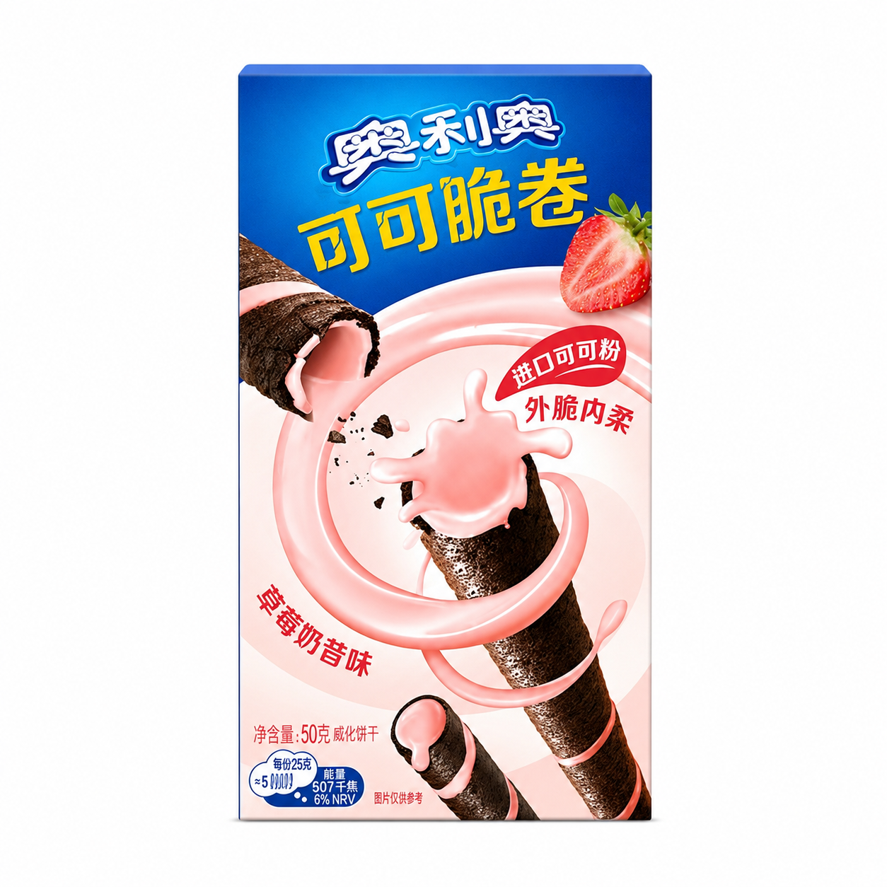 Oreo Cocoa Crisp Roll Strawberry (24x50g)