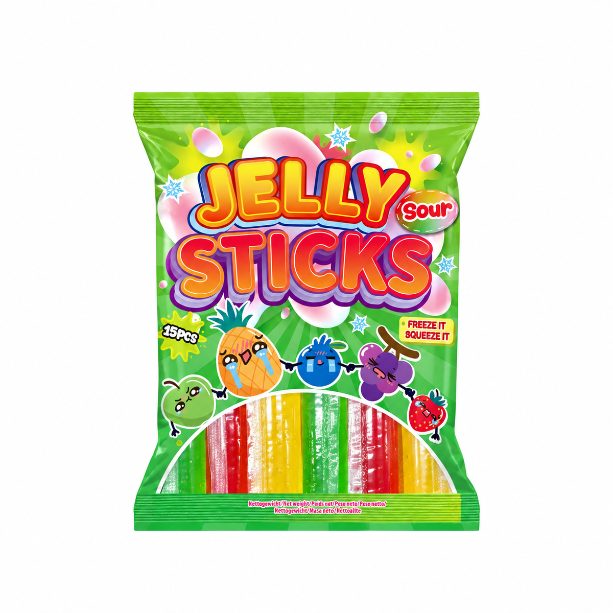 Jelly Sticks Sour (24x300g)