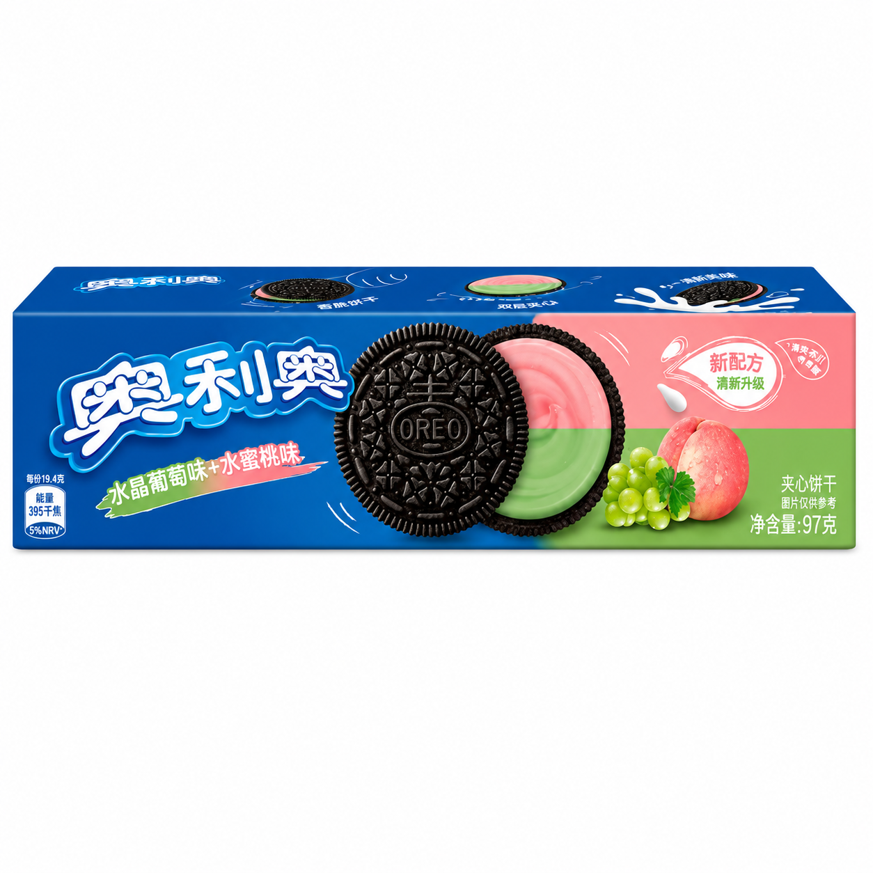 Oreo Crystal Grape Peach (24x97g)