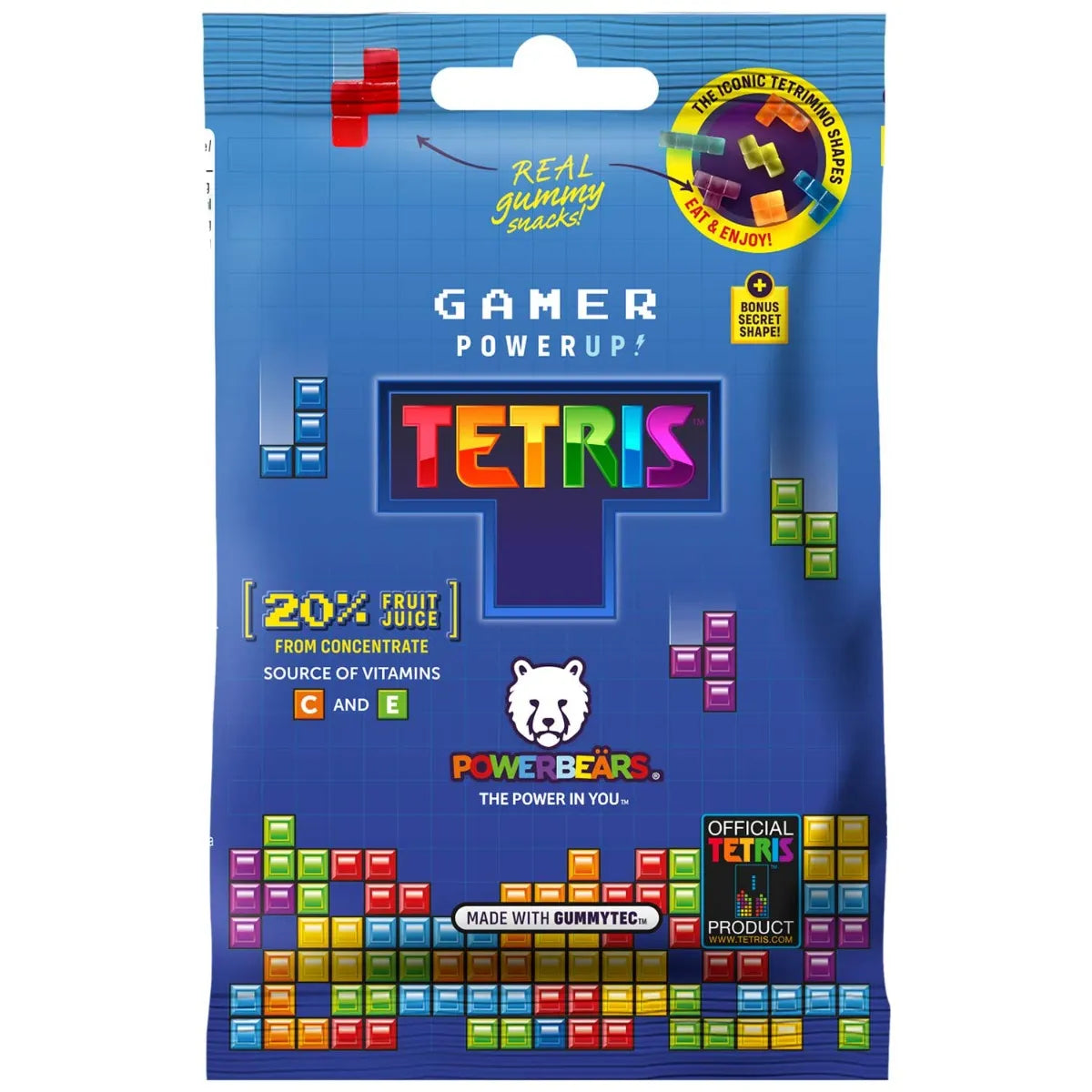 Powerbeärs Tetris Gamer Gummies (12x12x50g)
