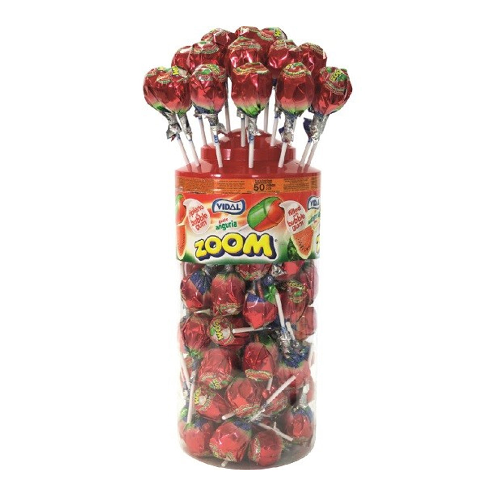 Vidal Mega Zoom Watermelon Lollies (1x50pcs.)